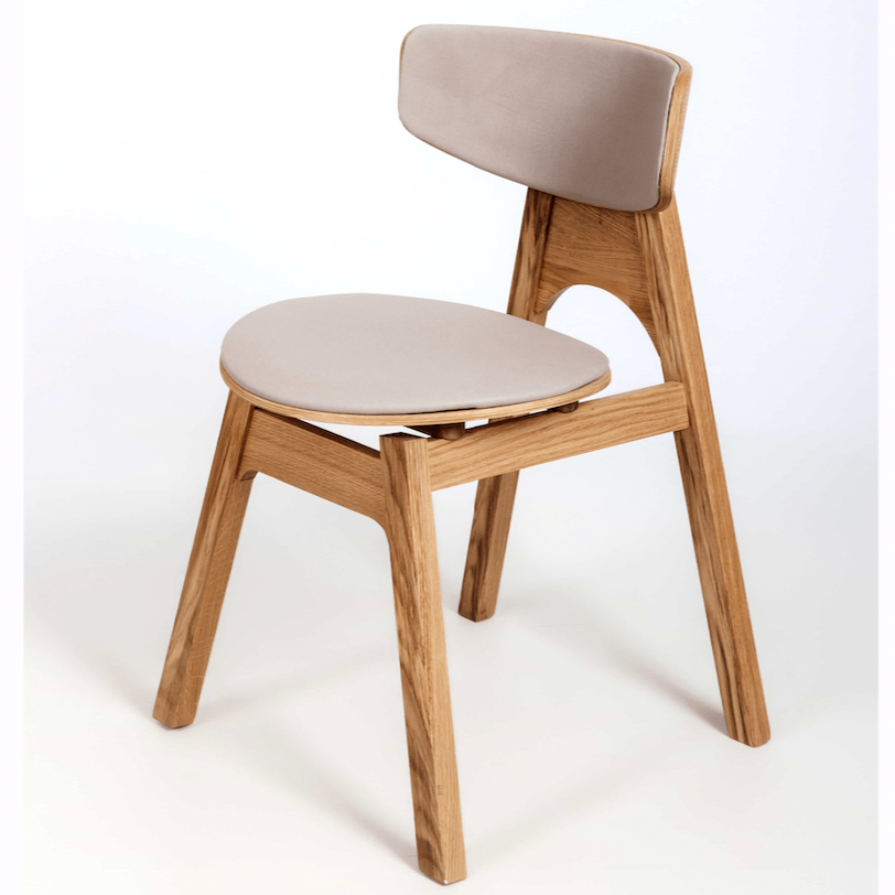 NordicStory de madera maciza de roble tapizada de la colección Frida Mueble nórdico con un diseño moderno Roble.Store
